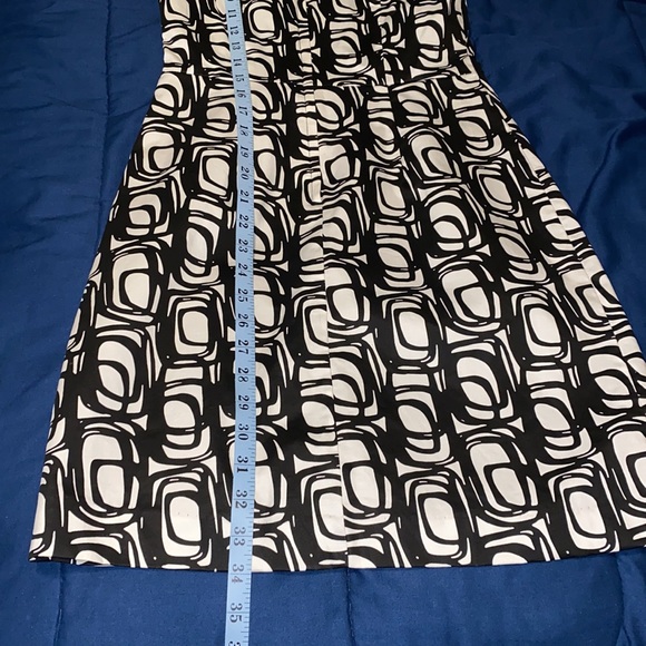 H&M Black & White Geometric Square Print Dress - Picture 10 of 12